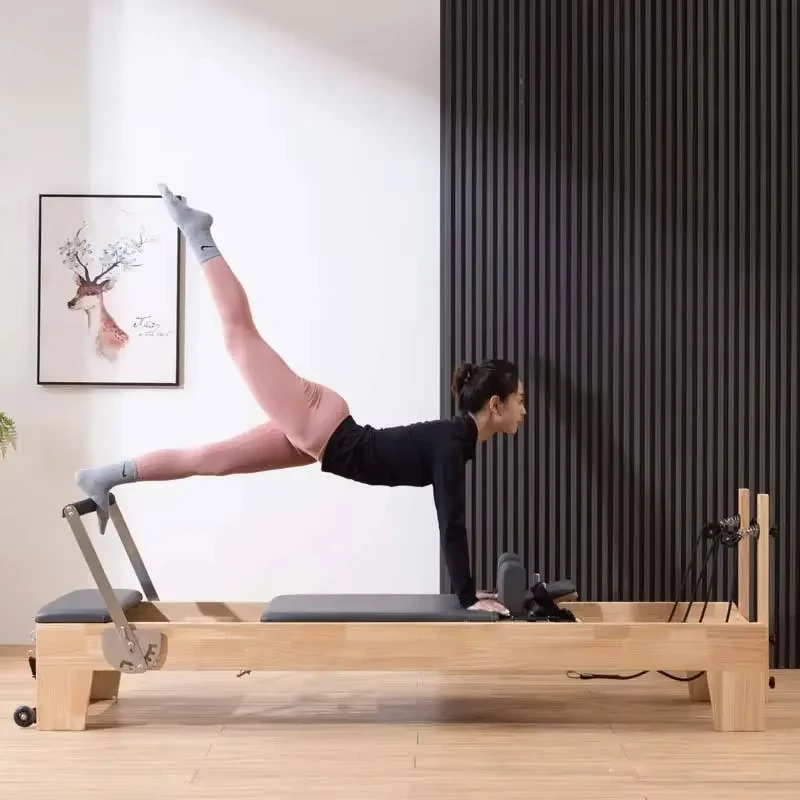 Yoga Fitness Pilates Reformer - 홈짐 전문 요가 트레이닝 침대 나무
