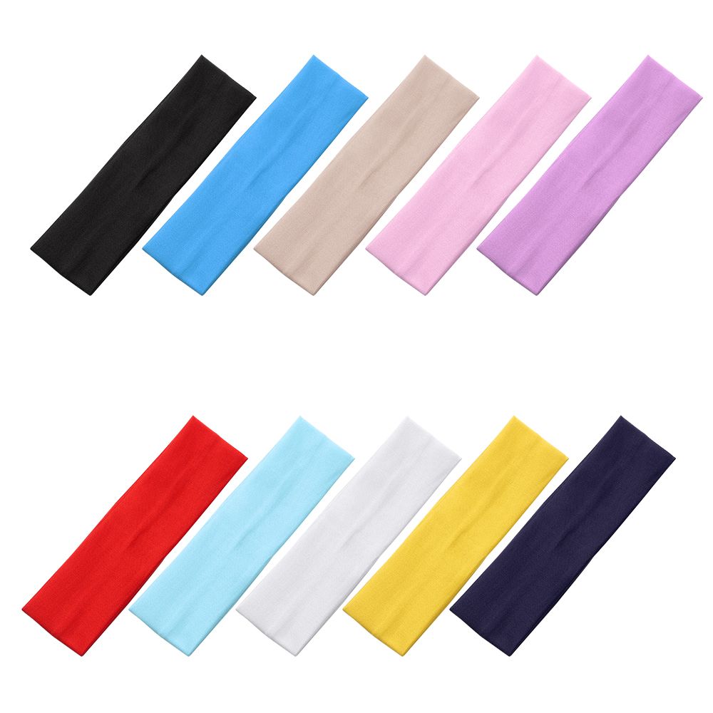1PC 헤어 액세서리 피트니스 요가 모자 탄성 솔리드  - Yoga Fitness Band 리뷰 및 가격