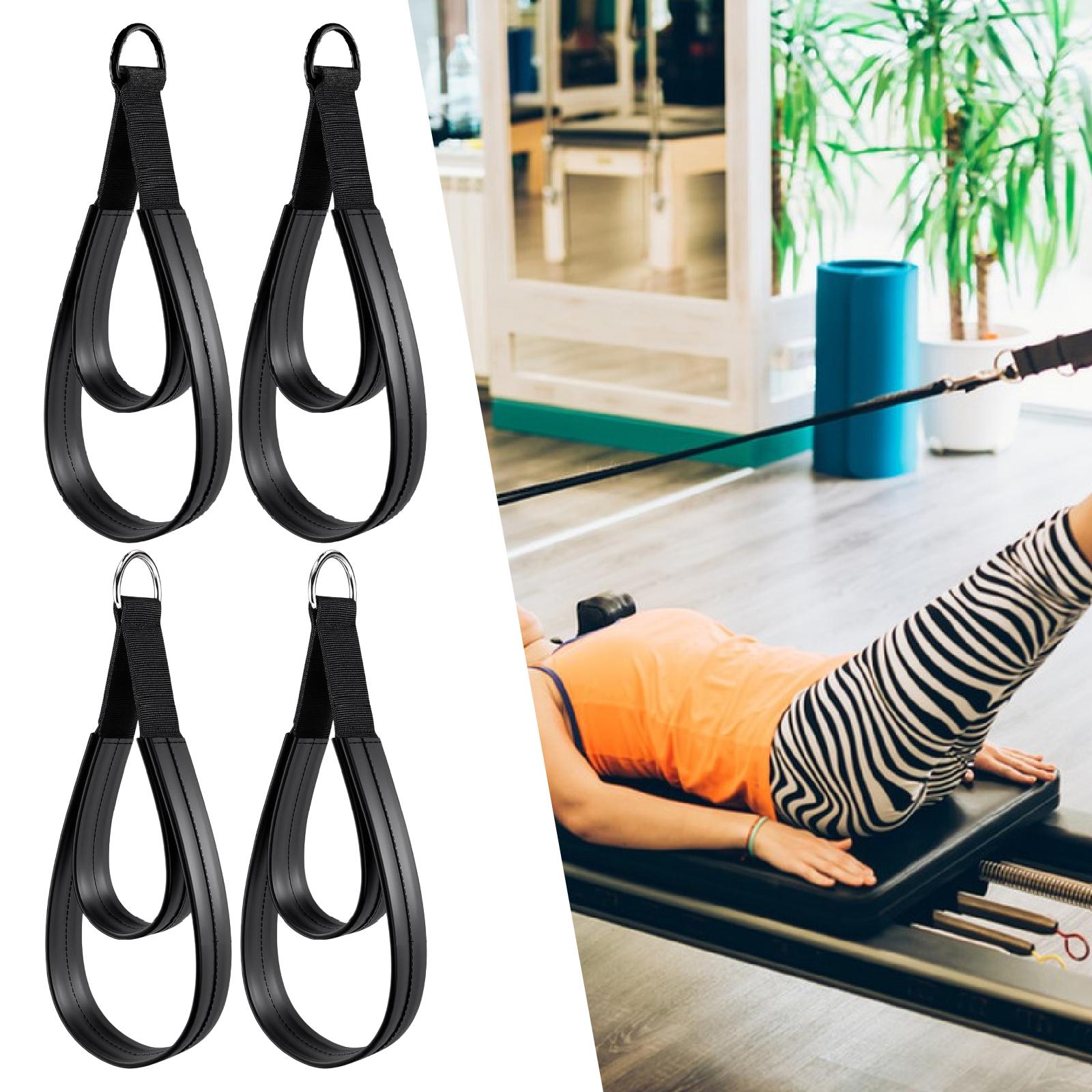 2x D링 스트랩 핸들 다기능 필라테스 더블 루프 스트 - Yoga Fitness Pilates Reformer 리뷰 및 가격