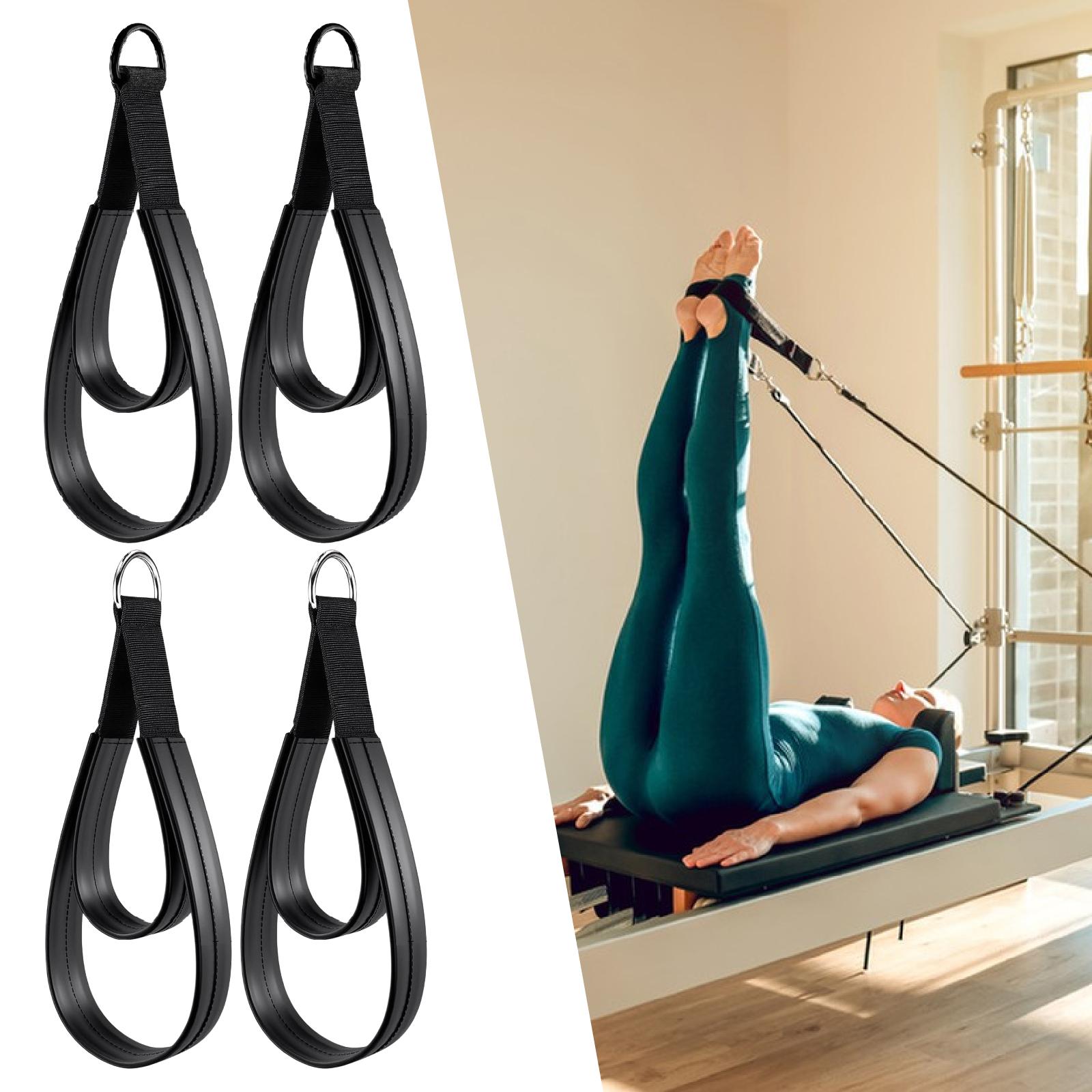2x D링 스트랩 핸들 다기능 필라테스 더블 루프 스트 - Yoga Fitness Pilates Reformer 리뷰 및 가격