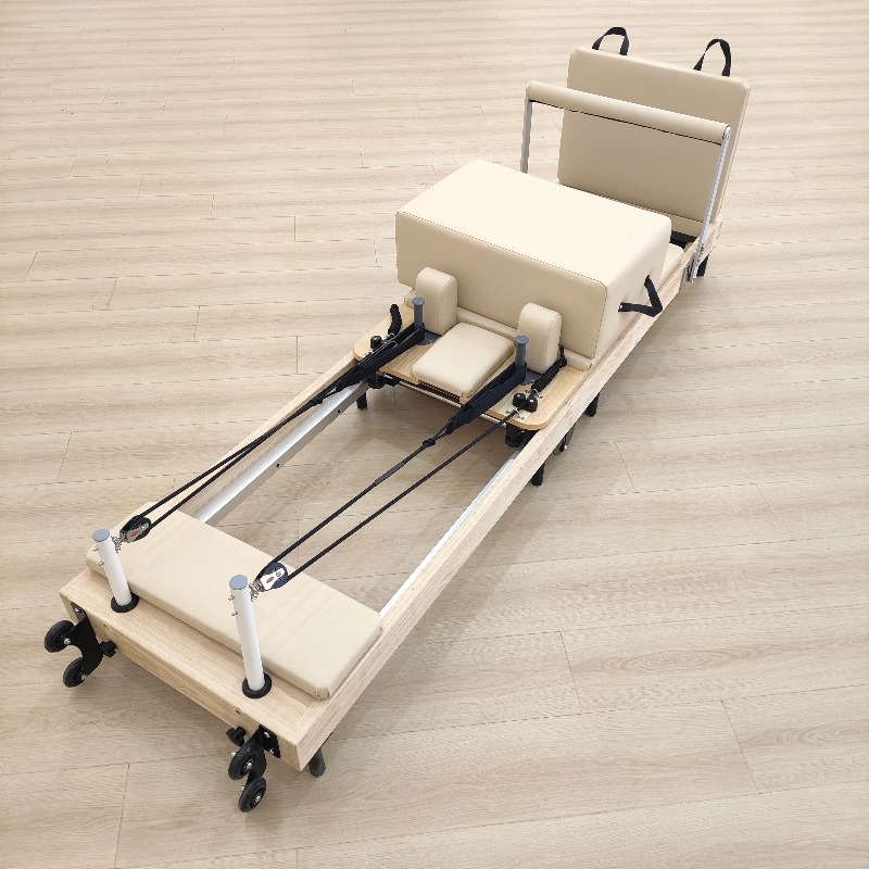 오크 우드 요가 트레이닝 홈 원목 접이식 침대 필라테스 - Yoga Fitness Pilates Reformer 리뷰 및 가격