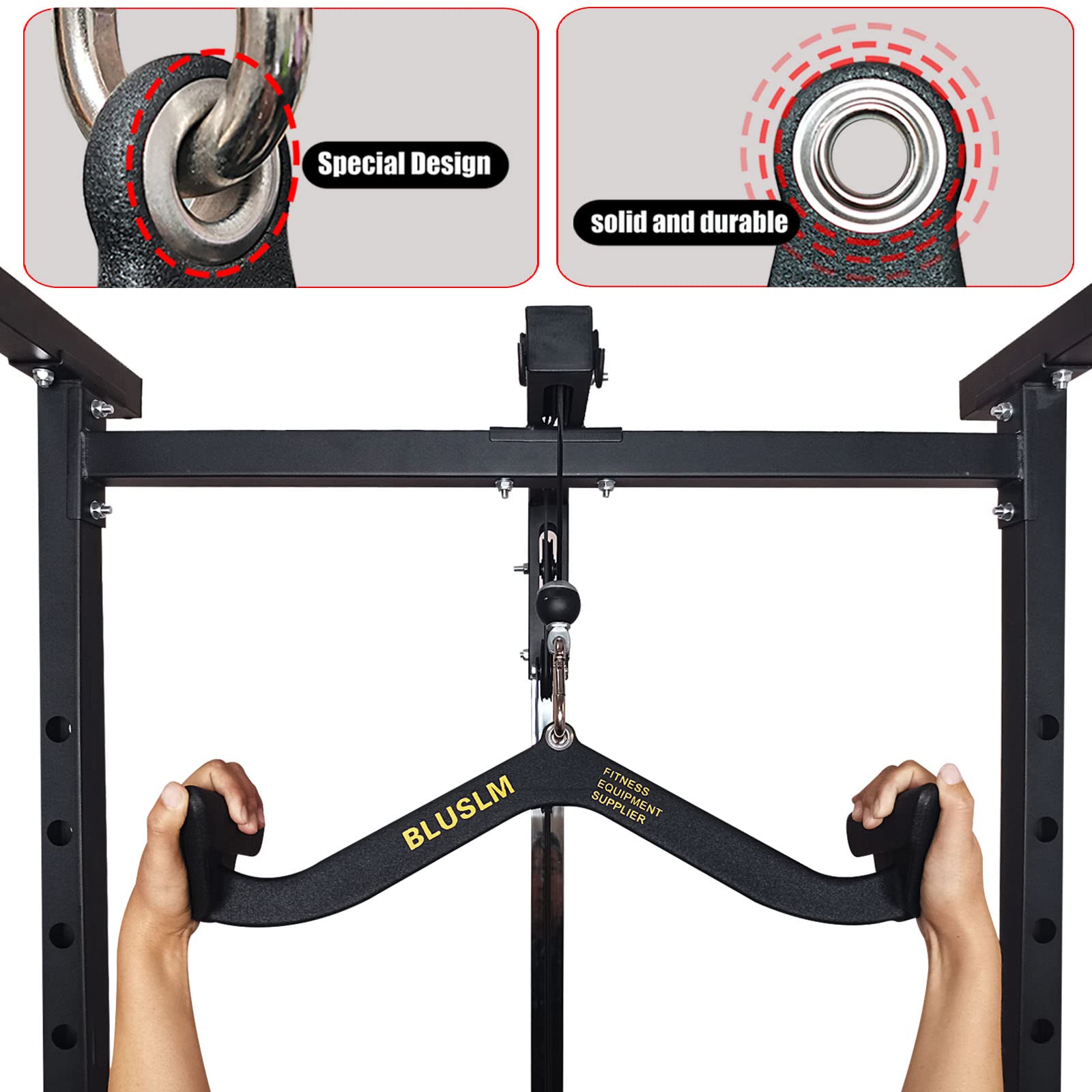 홈 체육관 피트니스 라트 풀다운 핸들 그립(훈련, 이두 - Lat Pulldown Bar 리뷰 및 가격