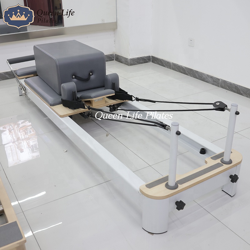 인기 판매 내구성 좋은 알루미늄 합금 화이트 필라테스  - Yoga Fitness Pilates Reformer 리뷰 및 가격