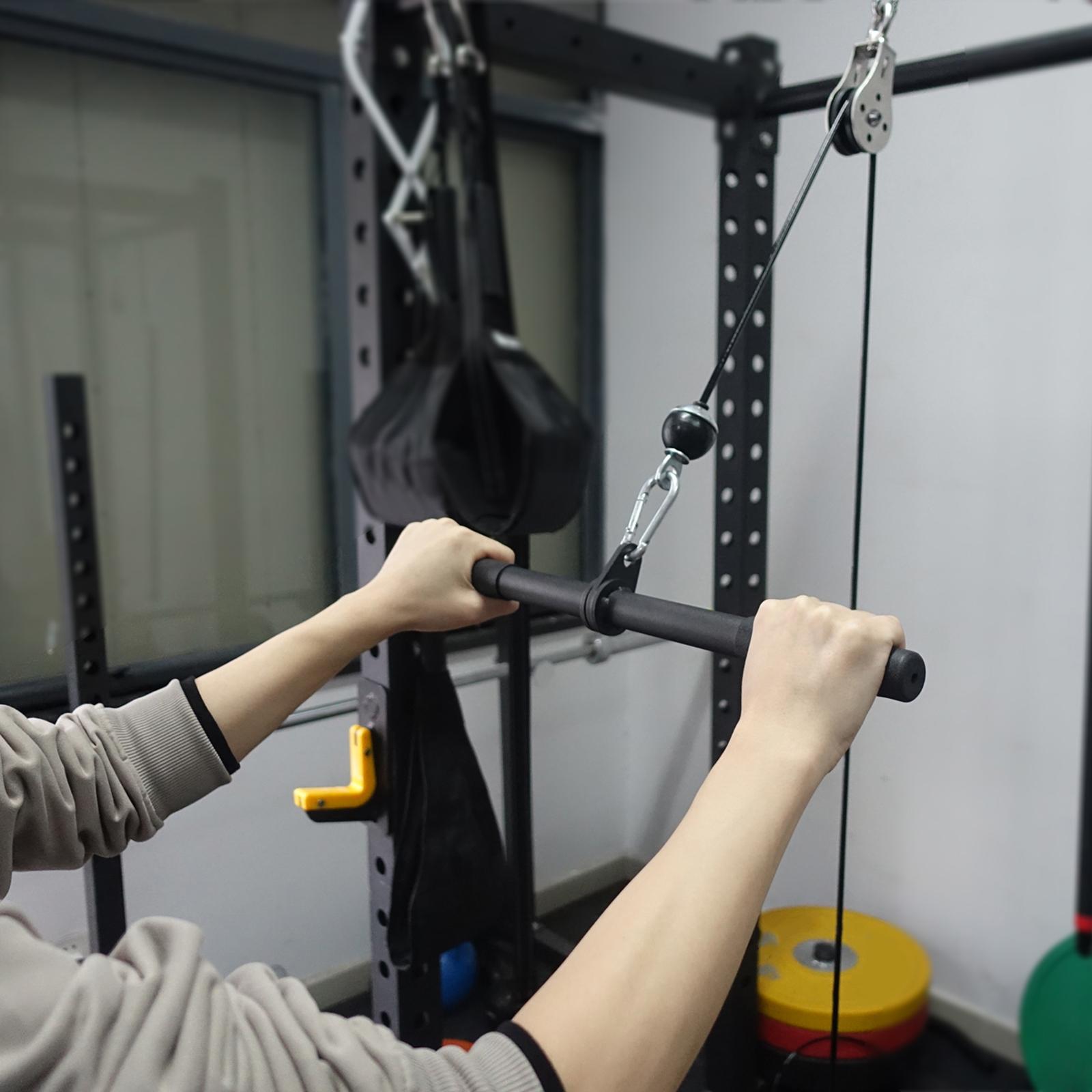 회전식 스트레이트 바 LAT 하이 풀다운 바 케이블 미 - Lat Pulldown Bar 리뷰 및 가격