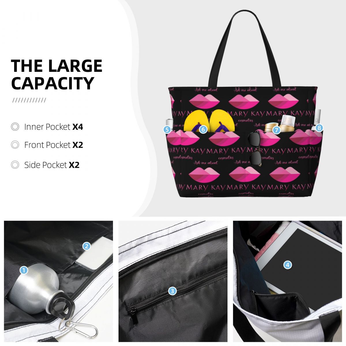 메리케이 코스메틱스 비치 토트백 스포츠 짐 요가 더플  - Yoga Fitness Tote 리뷰 및 가격