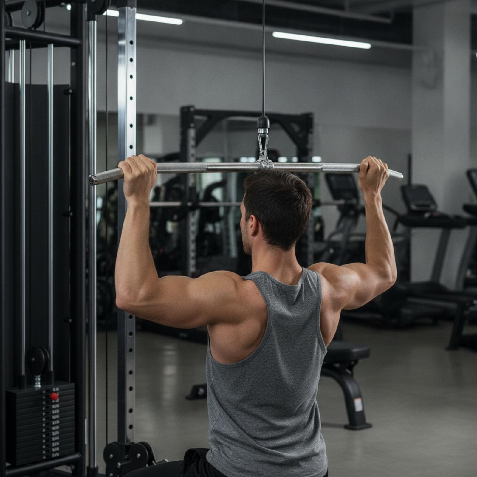 라트 풀다운 바 스테인리스 스틸 짐 어태치먼트 회전식  - Lat Pulldown Bar 리뷰 및 가격