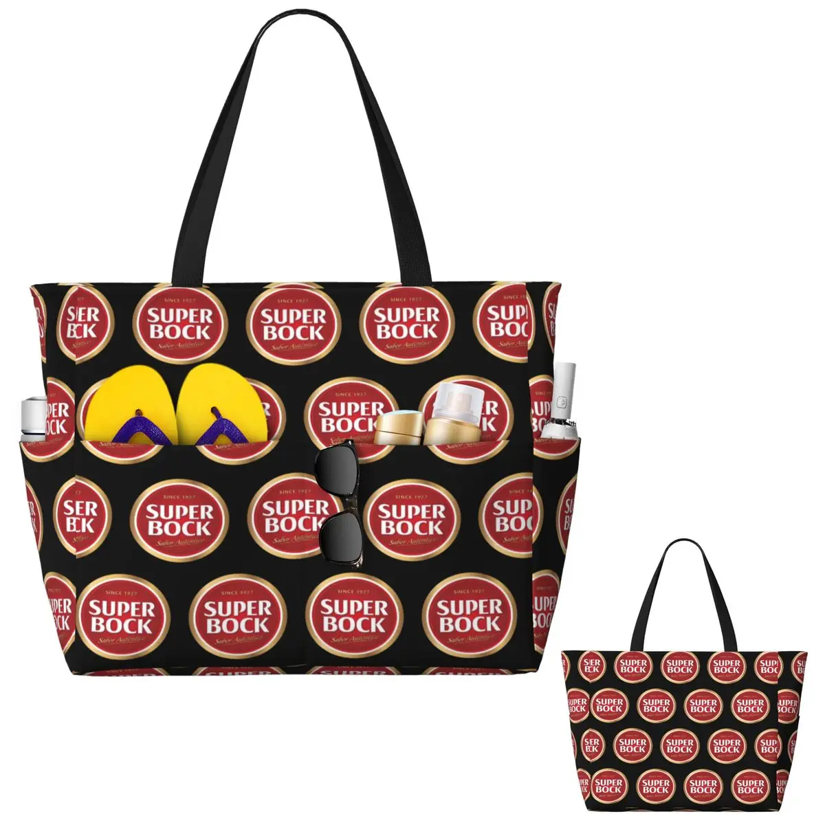 Super Bock Since 1927 비치 토트 백  - Yoga Fitness Tote 리뷰 및 가격